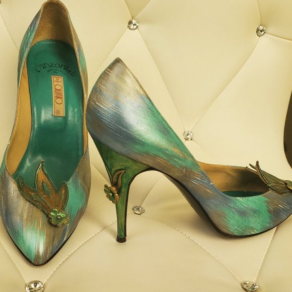 Quinto Lanzolab hand painted Unique designer shoes - Picture 9 of 13